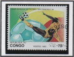 Stamps Republic of the Congo -  Championships Estados Unidos
