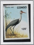 Stamps Republic of the Congo -  Caerunculatus Bugeranus