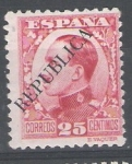 Stamps Spain -  Alfonso XIII (Barcelona)