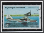 Stamps Republic of the Congo -  Hidroaviones: E-59,Rusia
