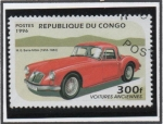Sellos del Mundo : Africa : Rep�blica_del_Congo : Coches MG series MGA, 1955