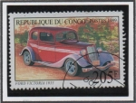 Sellos del Mundo : Africa : Rep�blica_del_Congo : Coches Antiguos: Ford Victoria 1933