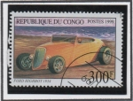 Sellos de Africa - Repblica del Congo -  Coches Antiguos: Ford Highboy 1934