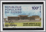 Stamps Republic of the Congo -  Palacio d' Congresos
