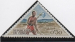 Sellos de Africa - Repblica del Congo -  Mensajero