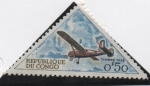 Sellos del Mundo : Africa : Repblica_del_Congo : Avion MH.1521 Broussar