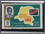 Sellos del Mundo : Africa : Rep�blica_Democr�tica_del_Congo : Pres. Joseph Mobutu