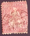 Stamps : Europe : Switzerland :  Alegorias