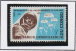 Stamps Democratic Republic of the Congo -  Paracaidistas Congoleños