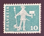 Stamps : Europe : Switzerland :  Mensajero