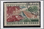 Stamps Democratic Republic of the Congo -  Bulldozer y Kabambare