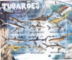 Stamps Mozambique -  TIBURONES