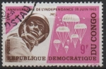 Sellos del Mundo : Africa : Rep�blica_Democr�tica_del_Congo : Paracaidistas Congoleños