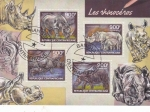 Stamps : Asia : Central_African_Republic :  RINOCERONTES