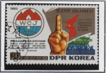 Stamps North Korea -  Conferencia Mundial d' Periodistas Contra el Imperialismo