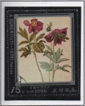 Sellos de Asia - Corea del norte -  Pinturas d' Duero: Peonias