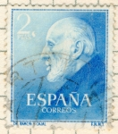 Stamps : Europe : Spain :  ramon y cajal