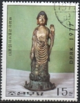 Stamps North Korea -  Reliquias Culturales: Buda d' Oro y cobre Dinastía Koguryo