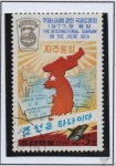 Sellos de Asia - Corea del norte -  Seminario Internacional sobre l' Idea Juche: Mapa d' Corea