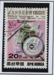 Stamps North Korea -  LONDON '90: Sellos, Lupa y Pinzas