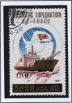 Stamps North Korea -  Exploración en l' Antártica: Buque d' Investigación