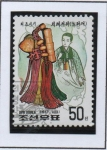 Stamps North Korea -  Trajes Tradicionales: Adornos d' vestir