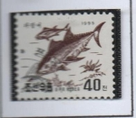 Stamps North Korea -  Atun Grande