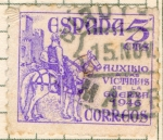 Stamps : Europe : Spain :  vict