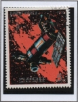 Stamps North Korea -  Dia d' vuelo Espacial: Estación Espacial