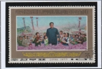 Stamps North Korea -  Reelección  d' Kim II Sung