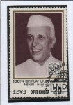 Stamps North Korea -  Jawaharlal Nehru