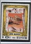 Stamps North Korea -  Conquistadores d' Cielo: Wright Brothers E.U.
