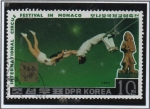 Stamps North Korea -  Circo: Artistas d' Trapecio