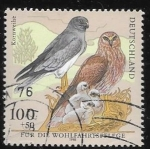 Stamps Germany -  aves