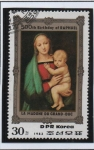 Sellos de Asia - Corea del norte -  Retratos d' Raphael: Madona d' Gran Duque