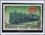 Stamps North Korea -  Locomotoras Historicas: Junggi