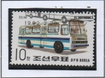 Stamps North Korea -  Transportes: Bus, Jipsam88
