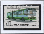 Sellos del Mundo : Asia : Corea_del_norte : Transportes:Trolley Bus, Kwangbok Sonyon