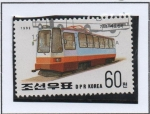 Stamps North Korea -  Transportes: Tranvía Luly 17