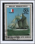 Stamps North Korea -  Barcos: Belle Poule