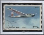 Stamps North Korea -  Deportes Aéreos: Planeador