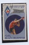 Sellos de Asia - Corea del norte -  Campeonatos d' tenis d' mesa. Jugador