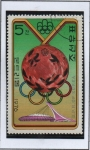 Stamps North Korea -  Ganadores, 21 d' Montreal: Bronce Pistola libre Rudolf Dollinger