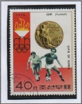 Sellos de Asia - Corea del norte -  Ganadores, 21 d' Montreal: Oro Futbol D.D.R.