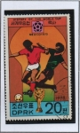 Stamps North Korea -  Historia d' l' copa d' mundo d' Futbol: Mexico 1970