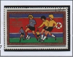 Stamps North Korea -  Año internacional d' niño: niños jugando al futbol