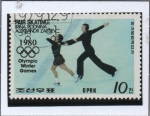 Stamps North Korea -  Juegos Olimpicos d' Invierno Lago Placido: Patinaje Artistico