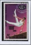 Stamps North Korea -  Federación Internacional d' Gimnasia: Potro con Arcos
