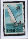 Stamps North Korea -  Feria Riccione'92: Yate Pinclass