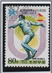 Stamps North Korea -  Campeonato mundial d' Atletismo Sevilla: Disco